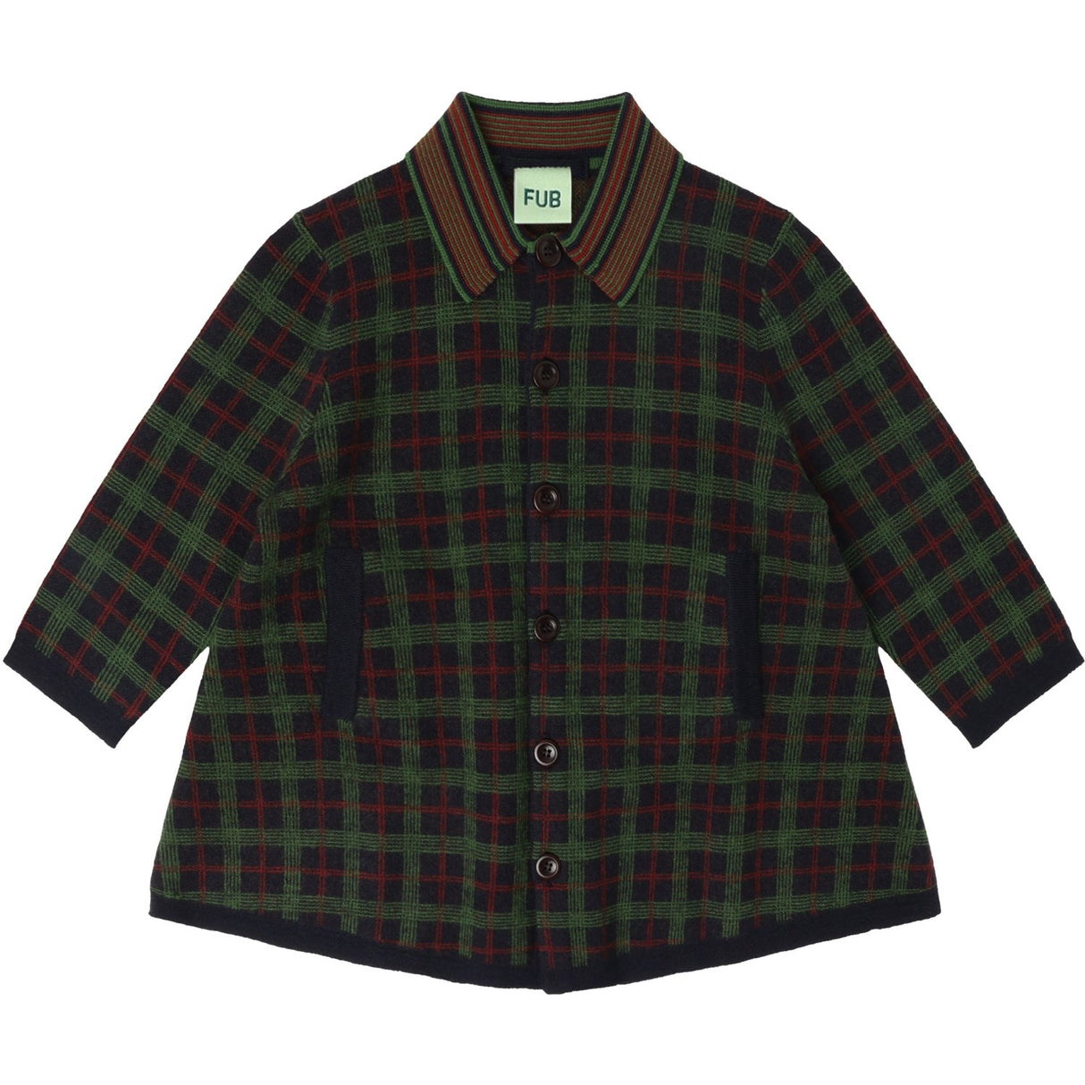 FUB Dark Navy Felted Täcka