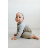 FUB Oat Melange Baby High Waist Overalls