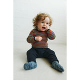 FUB Multi Stripe Baby Rib Blus