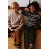 FUB Dark Navy Felted Byxor