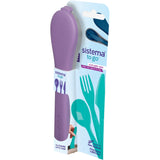 Sistema Misty Purple To Go Bestick Sett