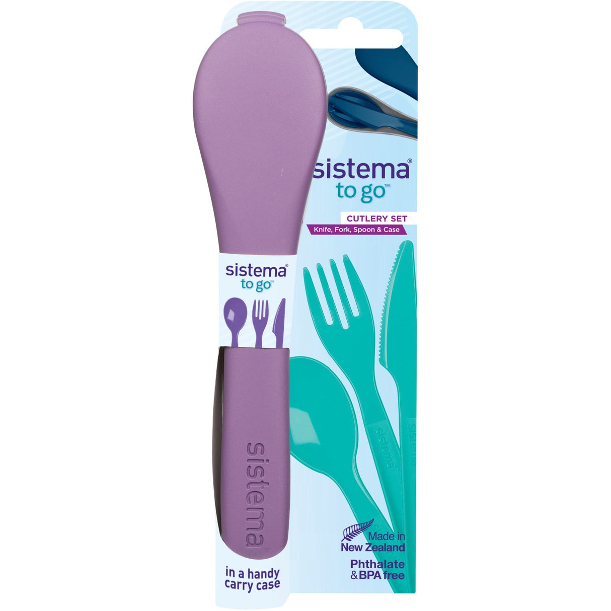 Sistema Misty Purple To Go Bestick Sett