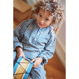 Flöss Bee Blue Check Olivian Skjorta