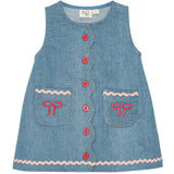 Flöss Mid Blue Rinse Hazel Klänning