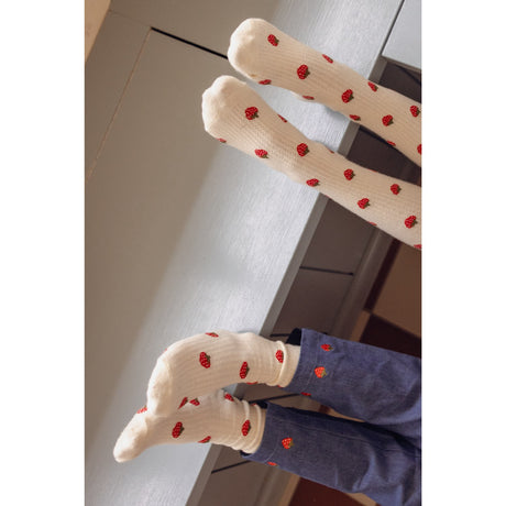 Flöss Pointelle Berry 2-pack Vigga Strumpor 2-pack