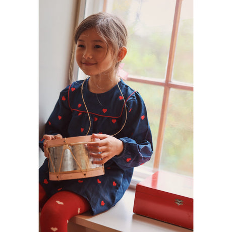 Flöss Mid Blue Heart Amee Klänning