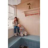 Flöss Mid Blue Strawberry Vilma Byxor