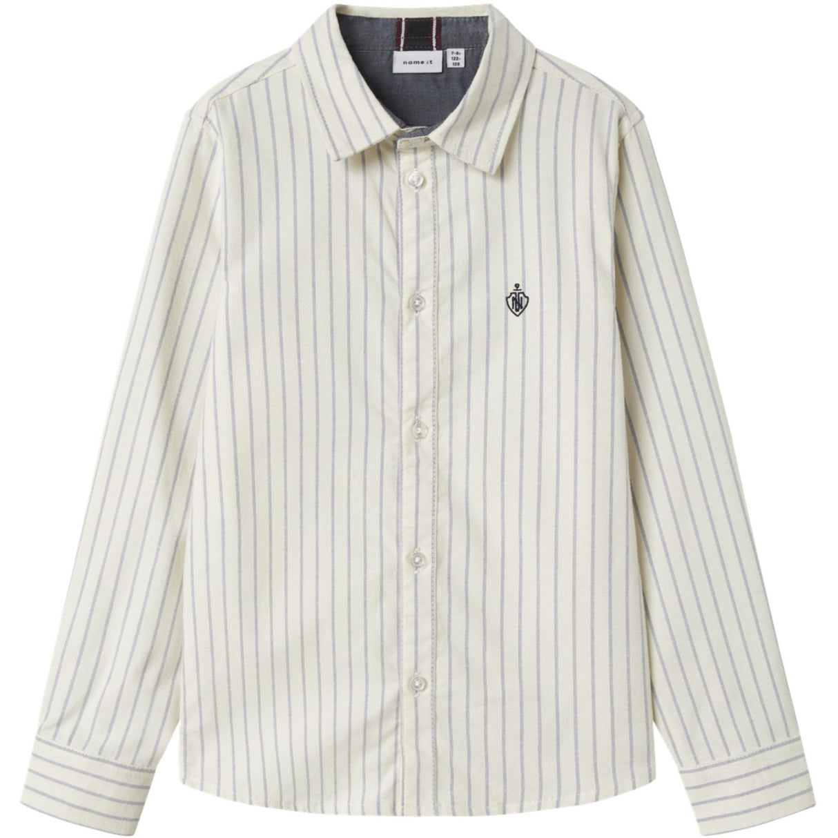 Name It Jet Stream Navy Blazer Nkmnewsa Ls Skjorta Noos