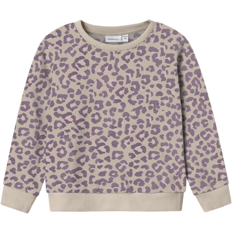 Name It Summer Sand Leo Nmfdavina Ls Sweat Fleece Bru Noos