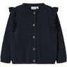 Name It Dark Sapphire Tone In Tone Lurex Nmfabinne Ls Stickad Card Noos