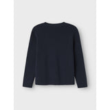 Name It Dark Sapphire Nkmnesolle Ls Pullover Stickad Noos