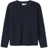 Name It Dark Sapphire Nkmnesolle Ls Pullover Stickad Noos