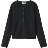 Name It Dark Grey Melange Nkfsaluna Ls Stickad Card Noos