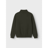 Name It Rosin Nkmbrody Ls Nreg Sweat Zip Bru Noos