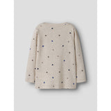 Name It Peyote Melange Hearts Nmfnutti Ls Topp Noos