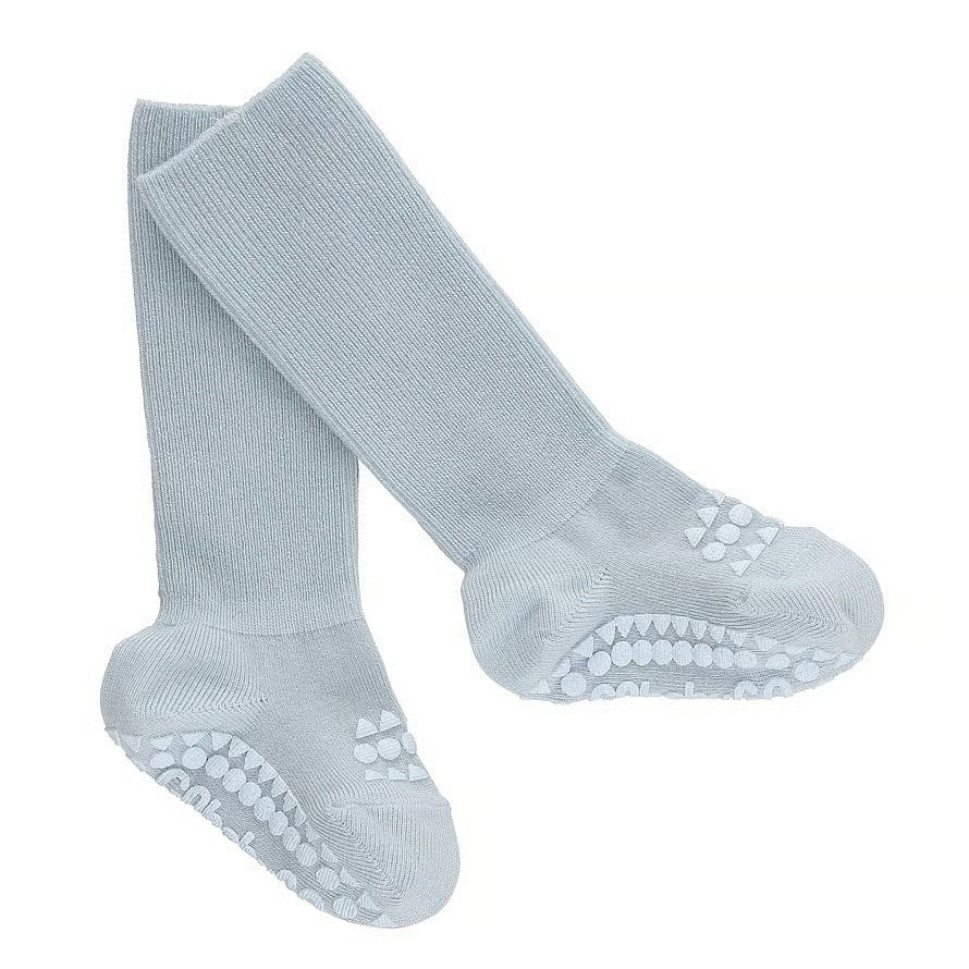 GObabyGO Bamboo Strumpor Antislip Sky Blue