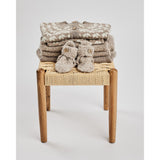 Smallstuff Natur Melange Cardigan Med Dragkedja Bouclé Merino Ull