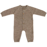 Smallstuff Nature Melange Byxdress Square Stickad Merino Ull