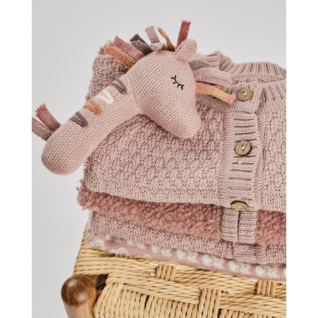 Smallstuff Powder Cardigan Square Stickad Merino Ull