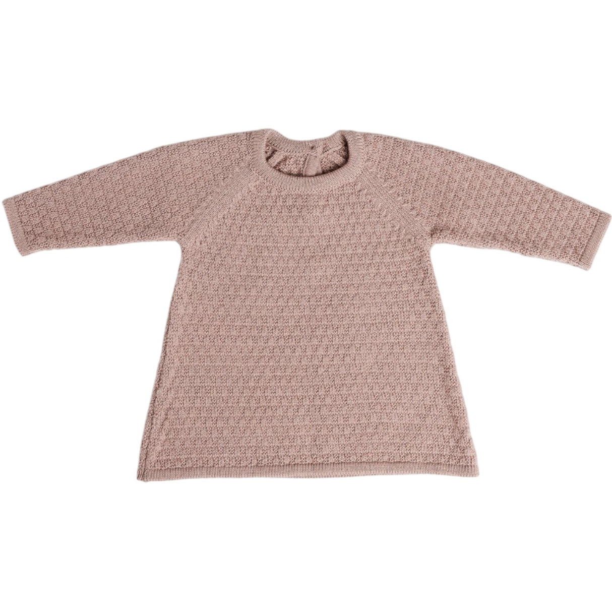 Smallstuff Powder Klänning Square Stickad Merino Ull