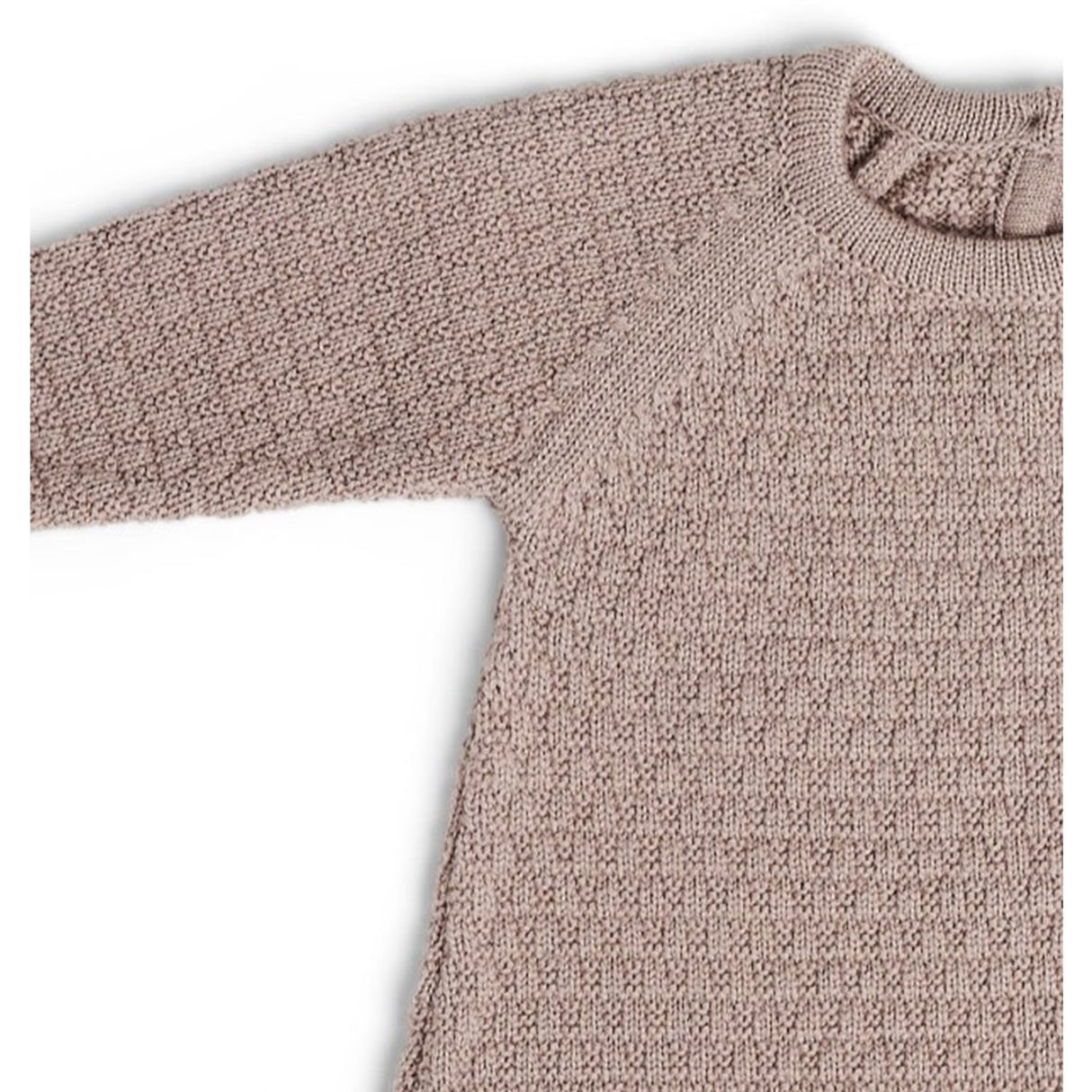 Smallstuff Powder Klänning Square Stickad Merino Ull