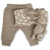 Smallstuff Nature Byxor Flat Stickad Merino Ull