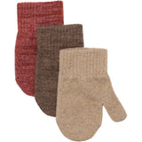 Mikk-Line Apple Butter-Chocolate Chip-Doeskin Magic Handskar 3 Pack Med Lurex