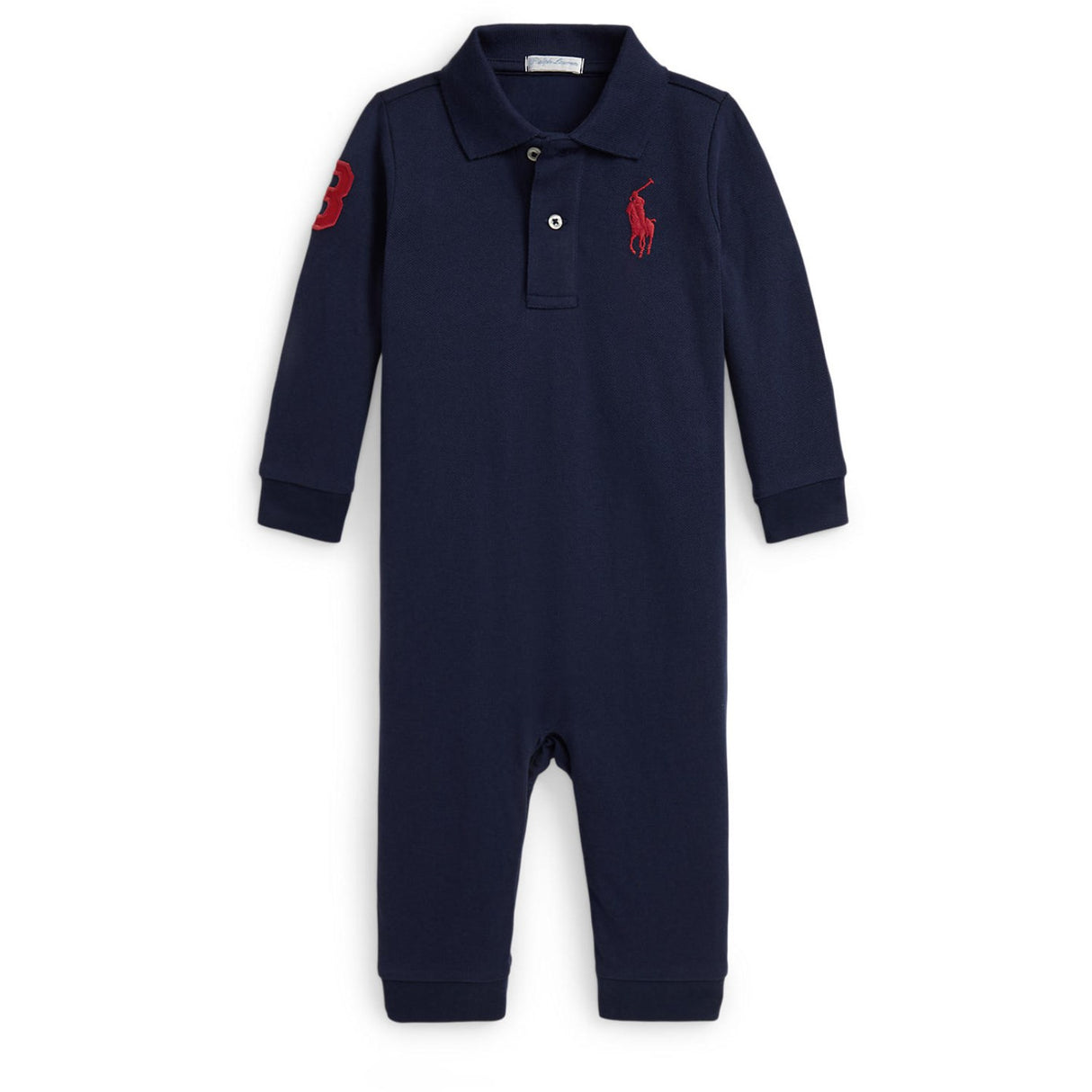 Ralph Lauren Baby Refined Navy Baby Boy Coverall