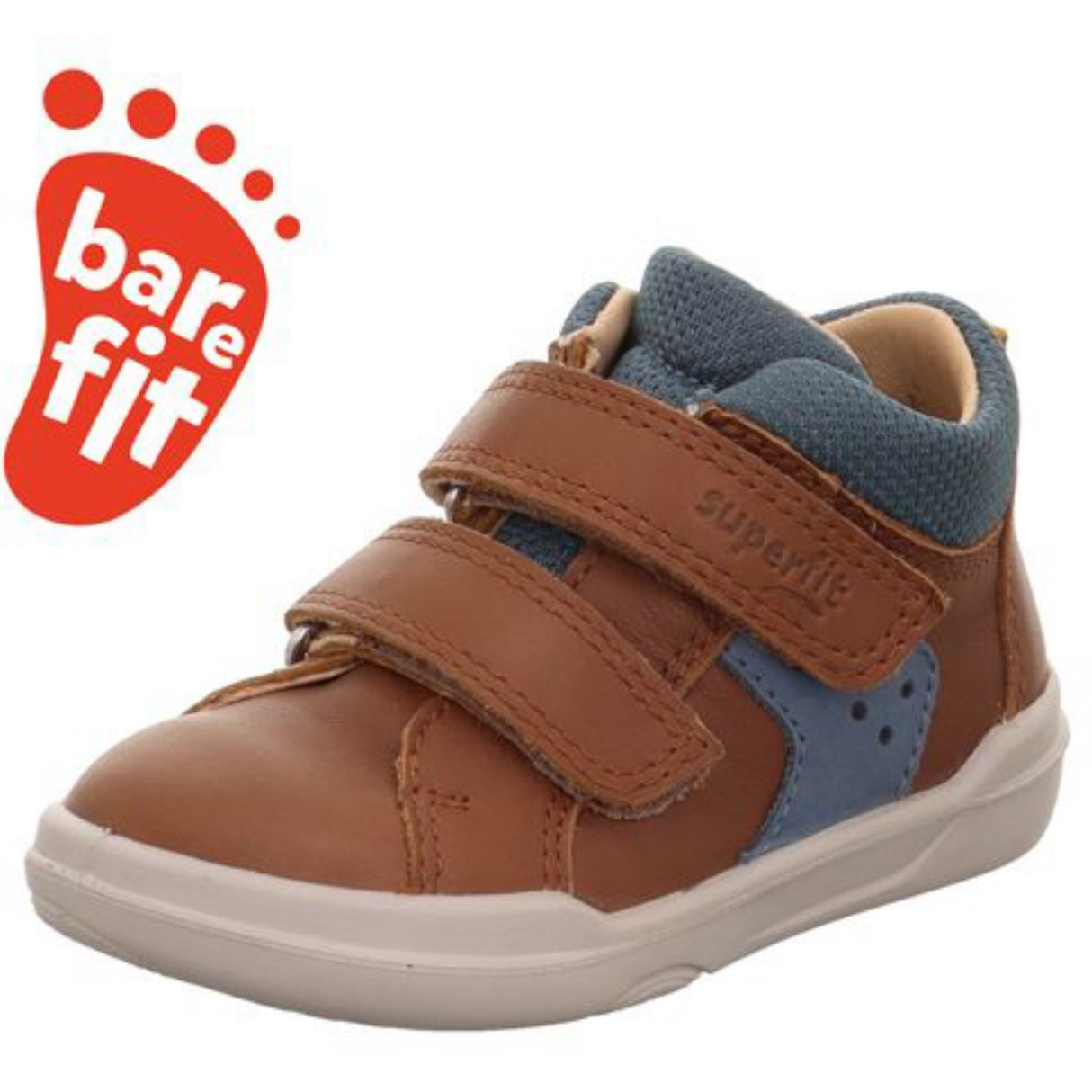 Superfit Braun/Weiss Superfree Skor