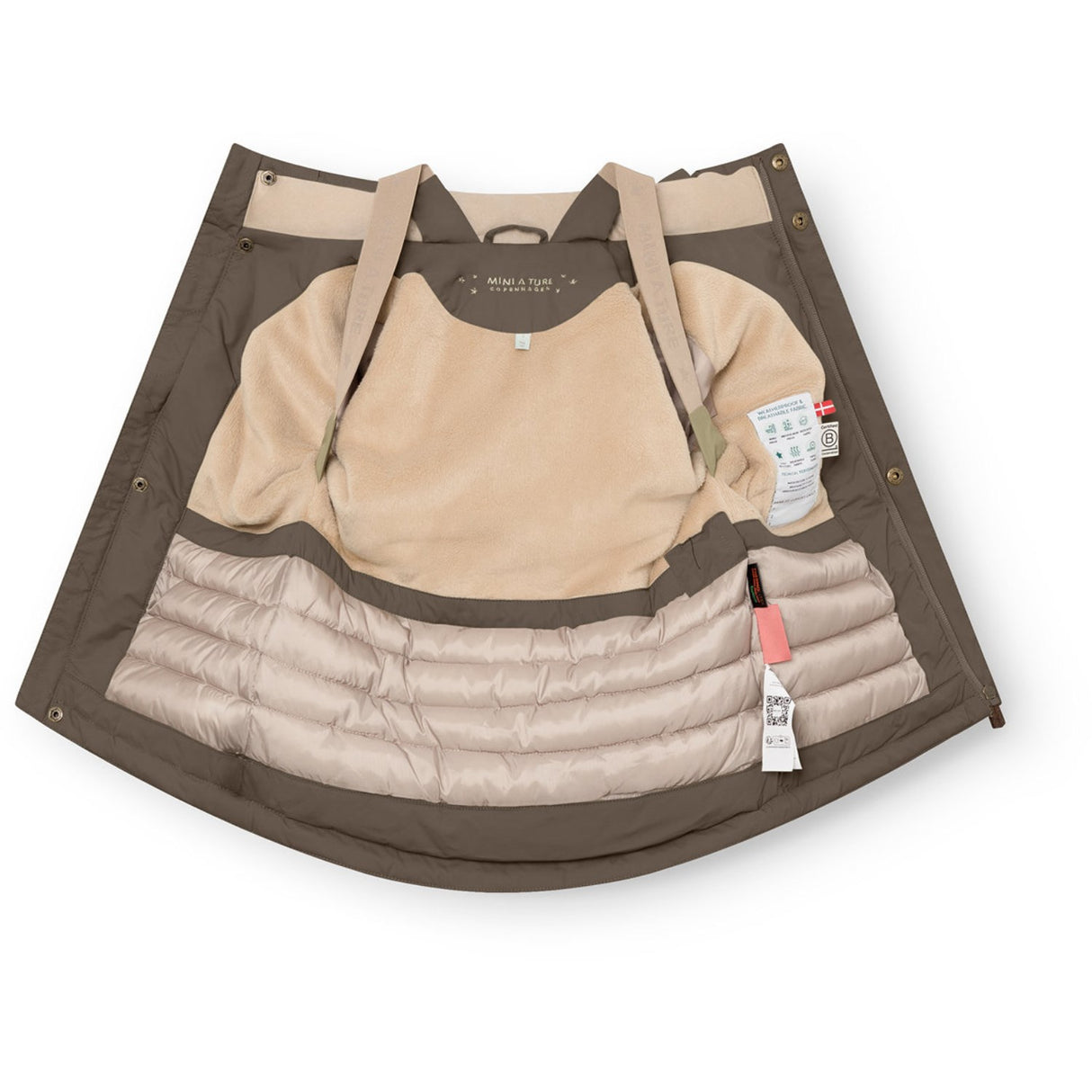 Mini A ture Tarmac Green Matkastorio Fleece Lined Winter Jacket. GRS