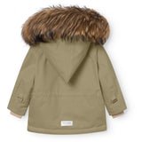 Mini A ture Aloe Green Matwang Fleece Lined Winter Jacka Fur. GRS