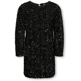 kids ONLY Black Kogconfidence Life Ls Seq Flrd Klänning Jrs