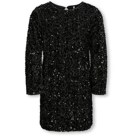 kids ONLY Black Kogconfidence Life Ls Seq Flrd Klänning Jrs