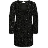 kids ONLY Black Kogconfidence Life Ls Seq Flrd Klänning Jrs