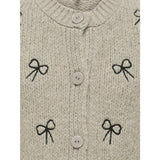 kids ONLY Pumice Stone Melange Detail Bows/Black Kogcody L/S O-Neck Rosett Cardigan Knt