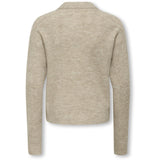 kids ONLY Pumice Stone Melange Kogcamilla O-Neck L/S Cardigan Knt