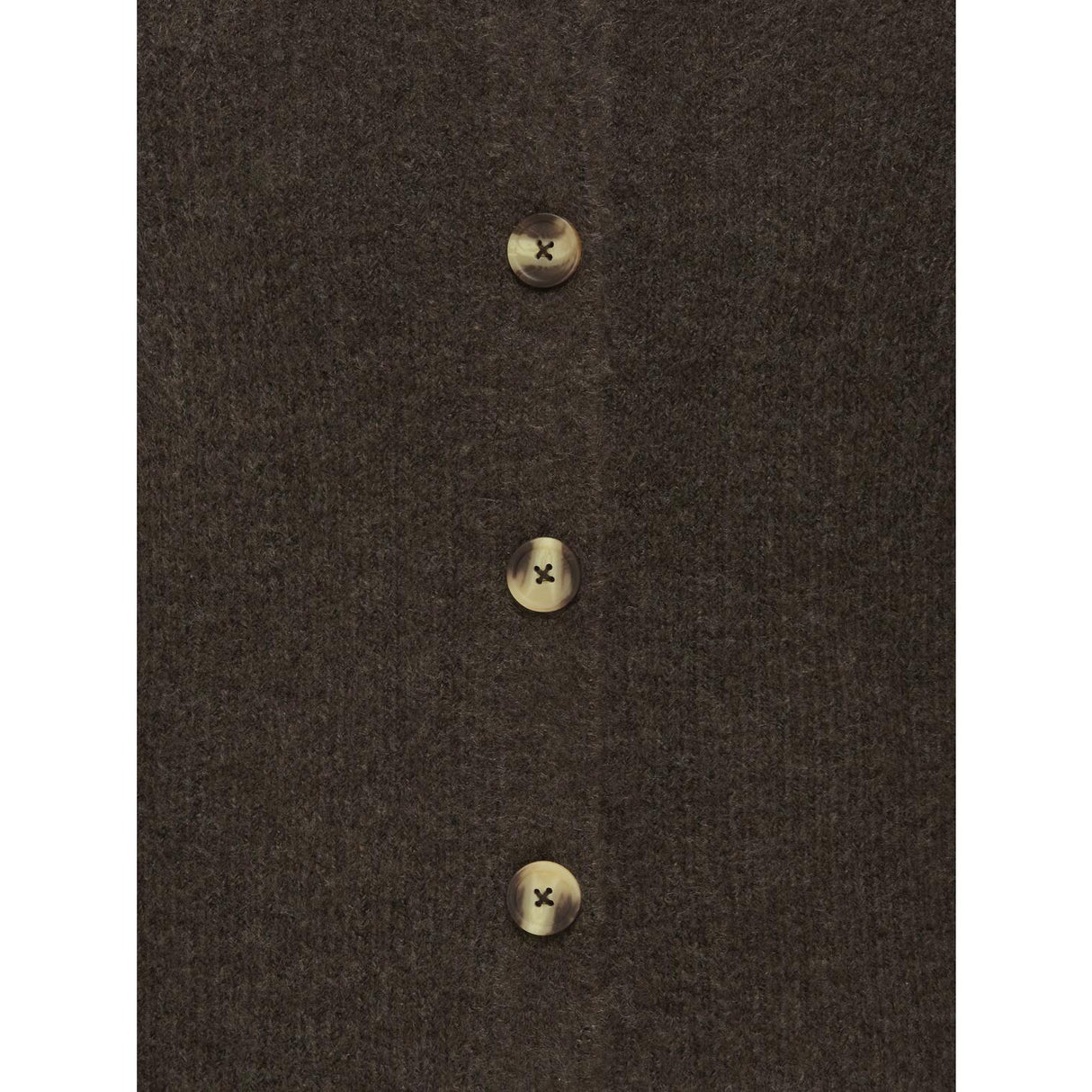 kids ONLY Black Coffee Melange Kogcamilla O-Neck L/S Cardigan Knt