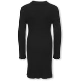 kids ONLY Black Kogbianka Life Ls Rib Klänning Knt