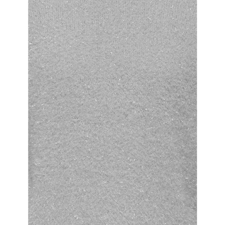 kids ONLY Light Grey Melange Silver Glitter Kogpiumo Glitter L/S O-Neck Knt
