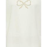 kids ONLY Cloud Dancer Bow Kogkate Life Ss O-Neck Pearl Topp Jrs