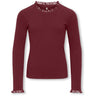 kids ONLY Cabernet Kogleslie L/S Lace Mix Topp Jrs