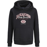 Jack & Jones Junior Black Jjari Branding Sweat Huva Jnr