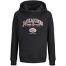 Jack & Jones Junior Black Jjari Branding Sweat Huva Jnr
