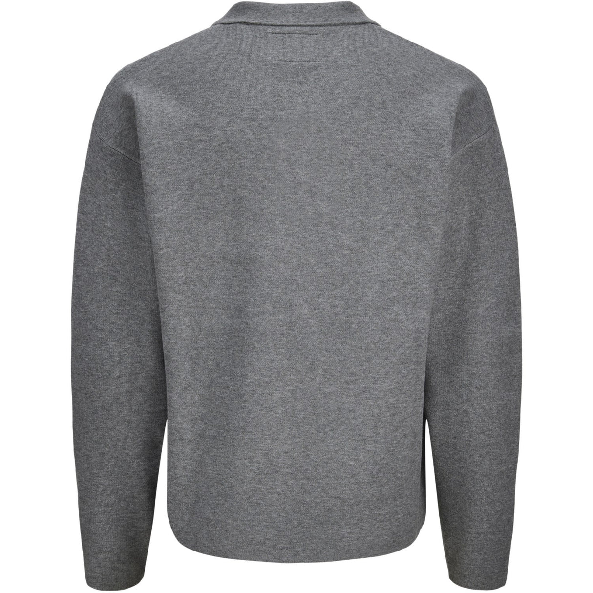 Jack & Jones Junior Medium Grey Melange Jprblabradfort Stickad Pikétröja Ln Jnr