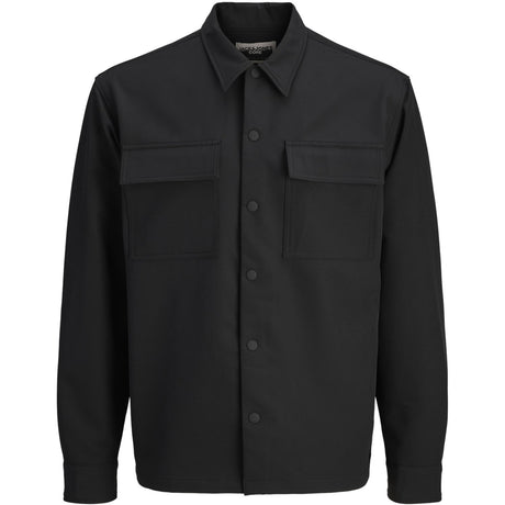 Jack & Jones Junior Black Jcopoint Commute Travel Skjorta Bf Jnr