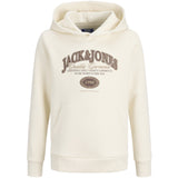 Jack & Jones Junior Antique White Jjari Branding Sweat Huva Jnr