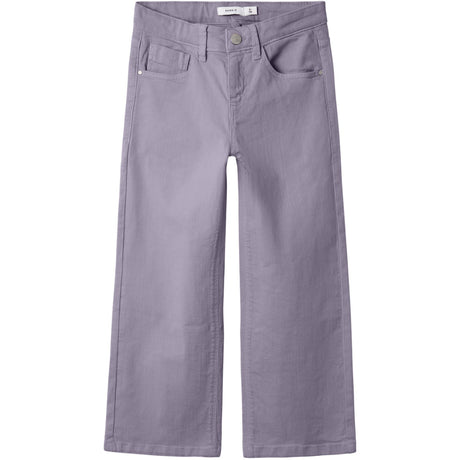 Name It Lavender Gray Nkfrose Wide Twi Byxor 1115-Tp Noos