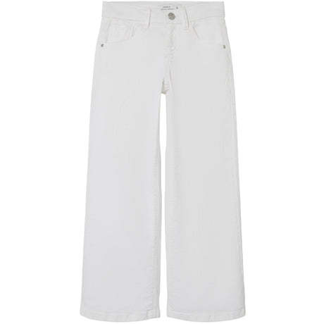 Name It Bright White Nkfrose Wide Twi Byxor 1115-Tp Noos