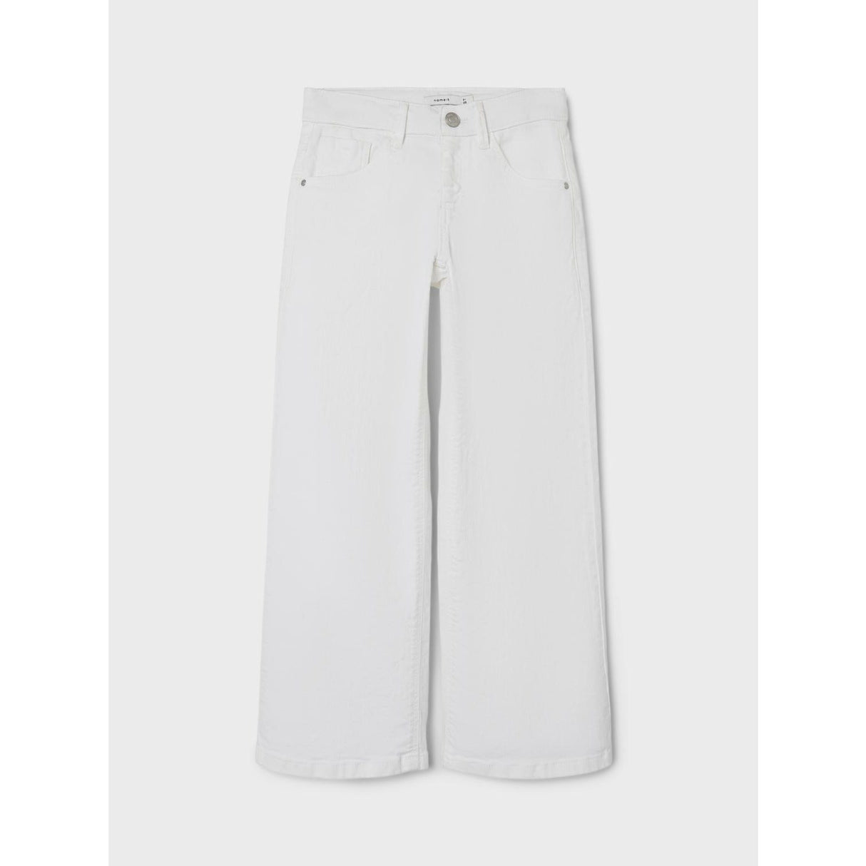 Name It Bright White Nkfrose Wide Twi Byxor 1115-Tp Noos