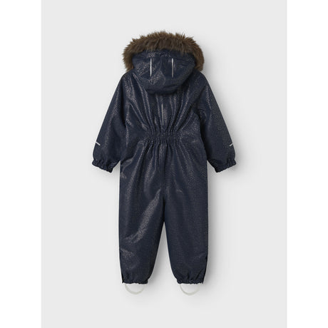 Name It Dark Sapphire Nmfsnow10 Dräkt Frill Glitter Fo